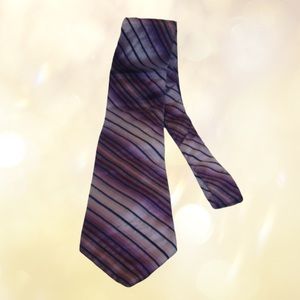 Joseph & Feiss International 100% Silk Purple Tie